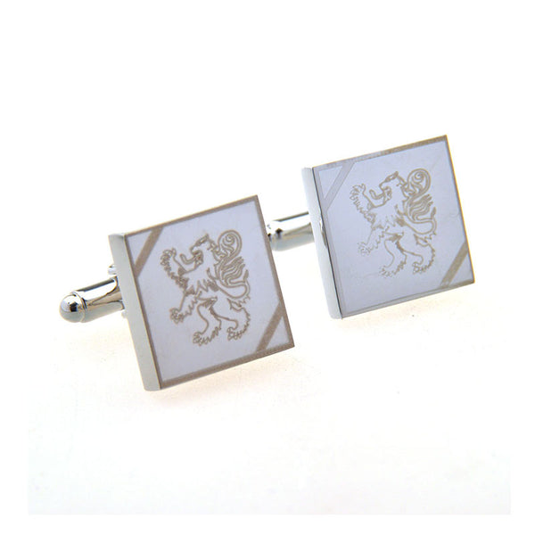Plain Colour Metal Cufflinks