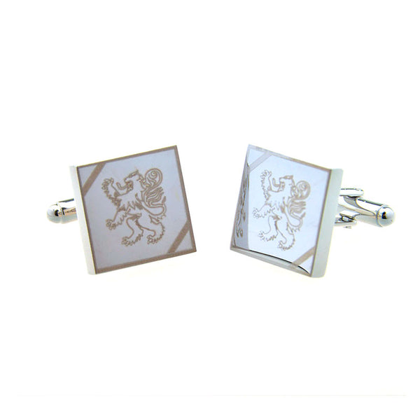 Plain Colour Metal Cufflinks