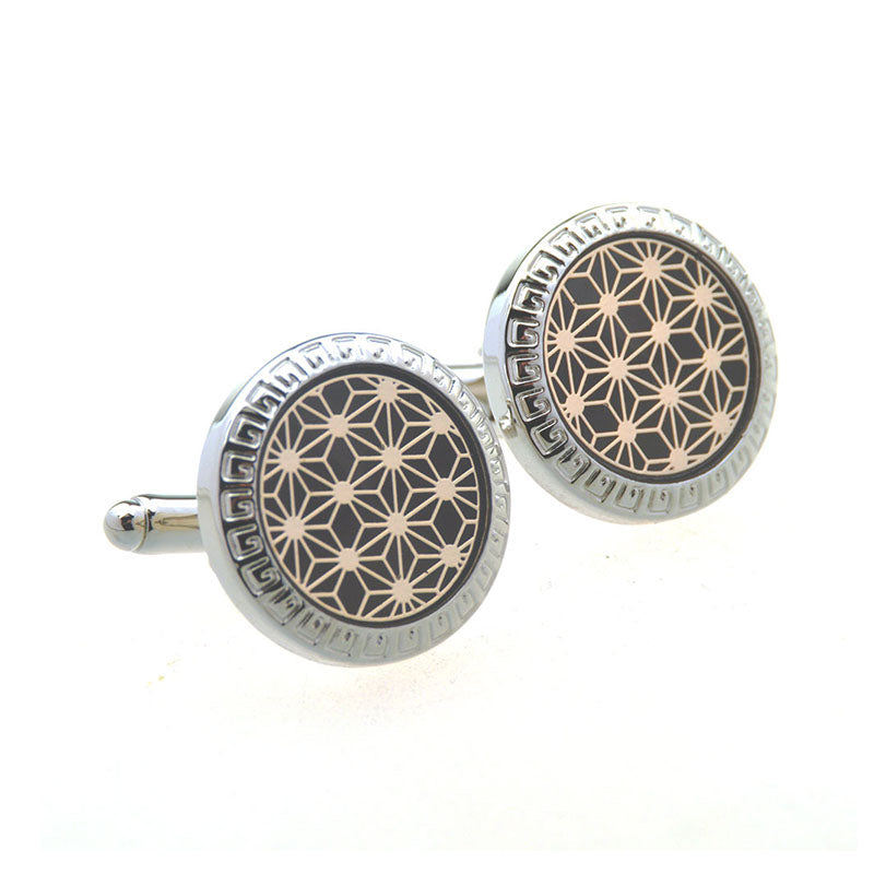Plain Colour Metal Cufflinks