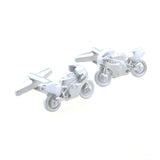 Car Logo Traffic Plain Colour Metal Cufflinks