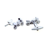 Car Logo Traffic Plain Colour Metal Cufflinks