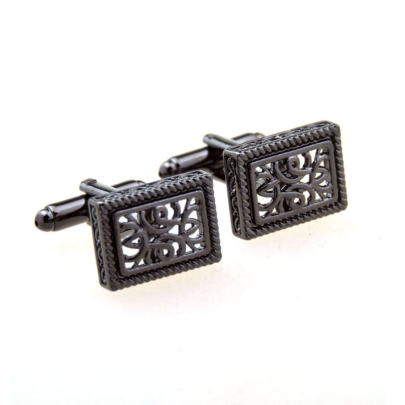 Plain Colour Metal Cufflinks