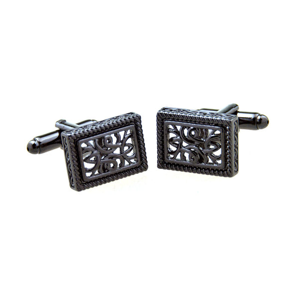 Plain Colour Metal Cufflinks