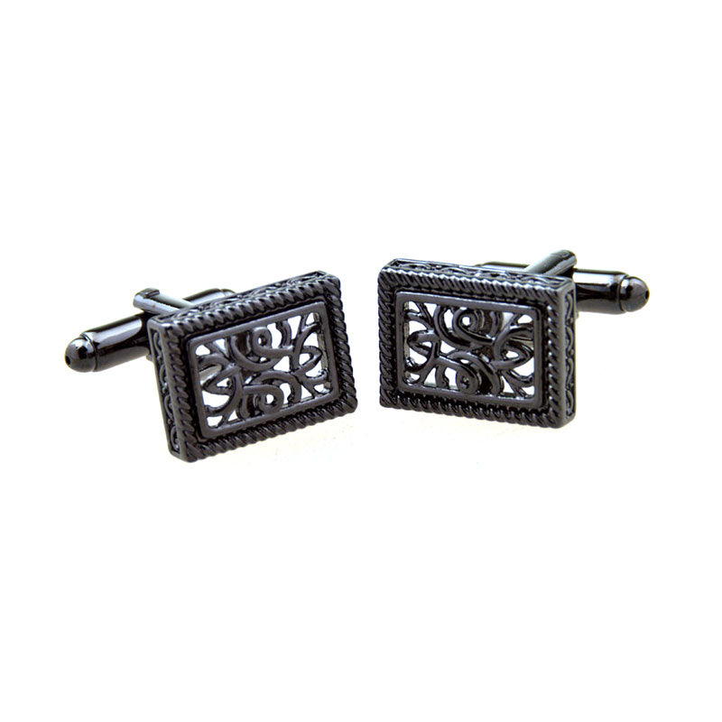 Plain Colour Metal Cufflinks