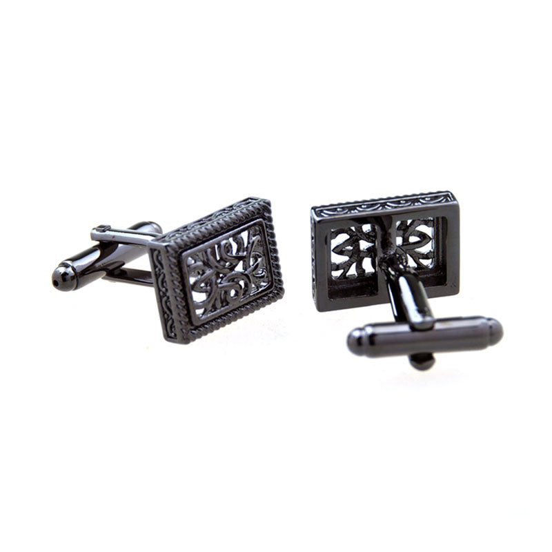 Plain Colour Metal Cufflinks