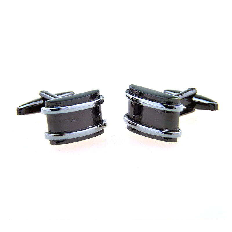 Plain Colour Metal Cufflinks