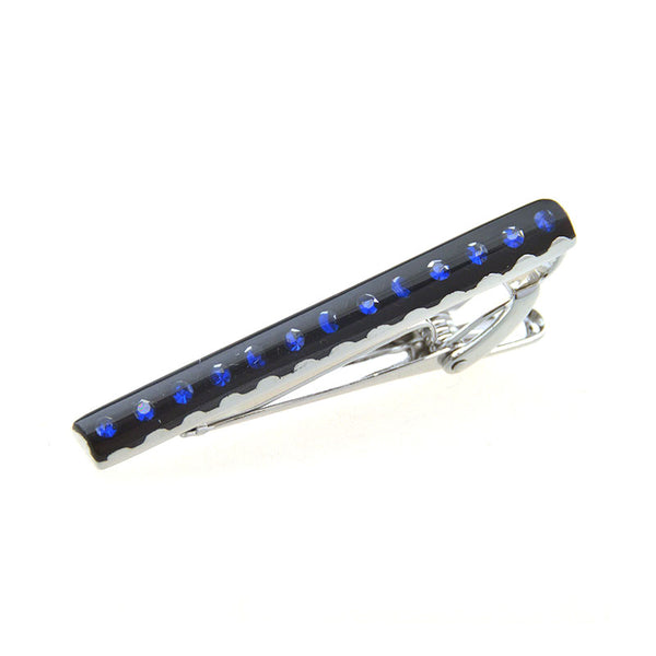 Crystal Zircon Tie Bars