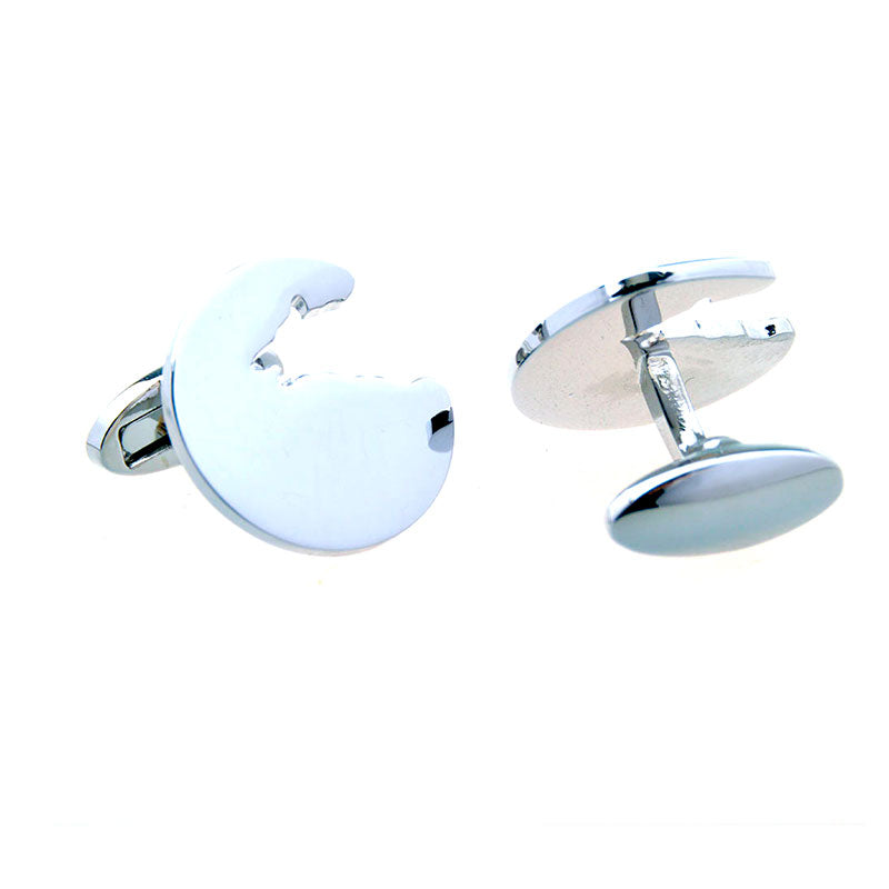 Plain Colour Metal Cufflinks
