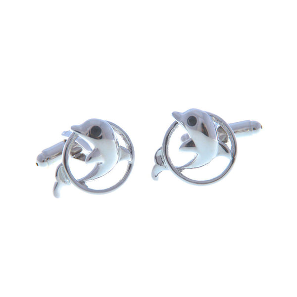 Animals Plants Plain Colour Metal Cufflinks