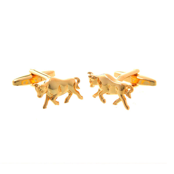 Animals Plants Plain Colour Metal Cufflinks