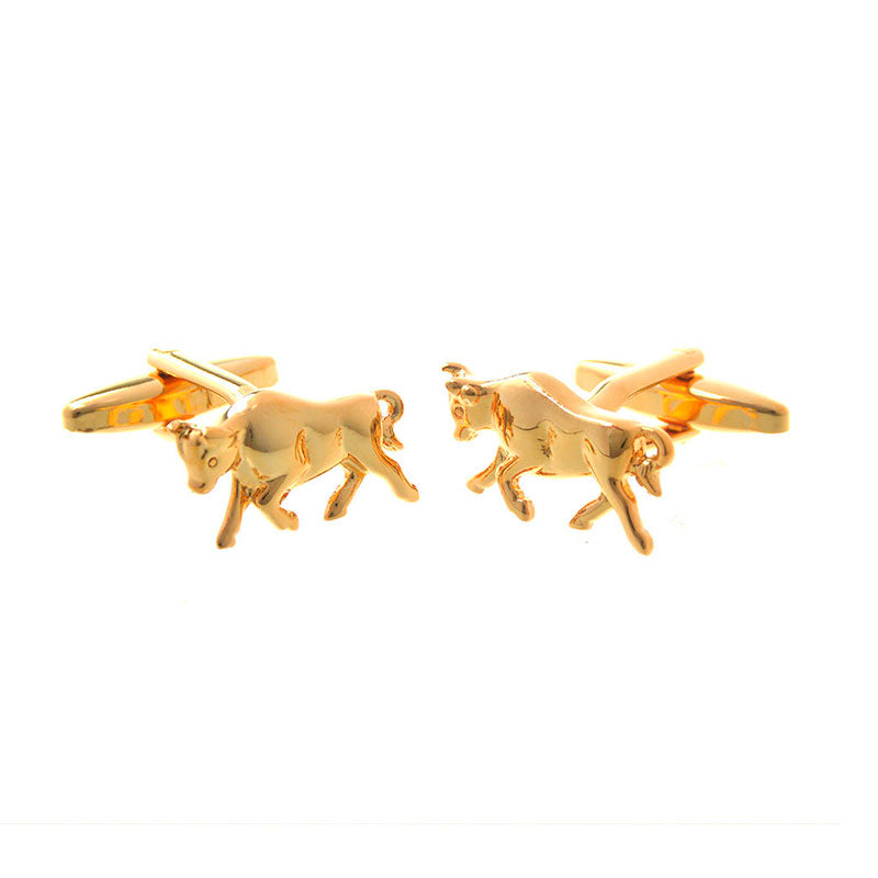 Animals Plants Plain Colour Metal Cufflinks