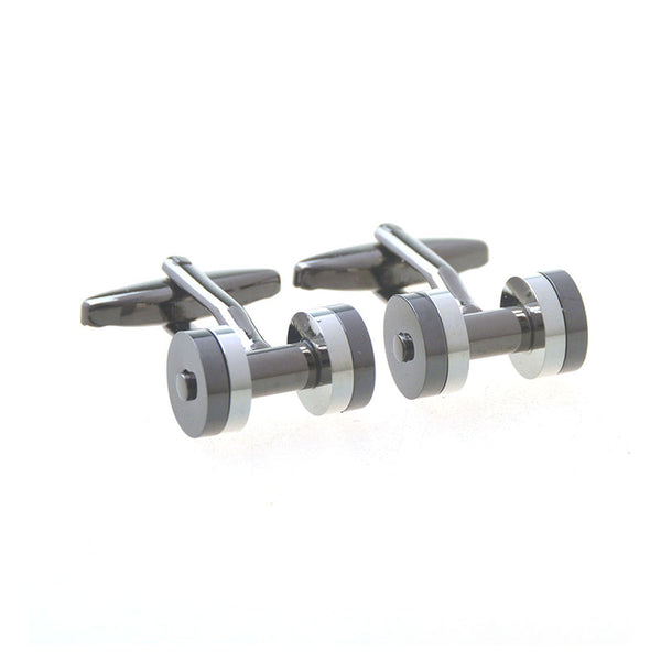 Plain Colour Metal Cufflinks