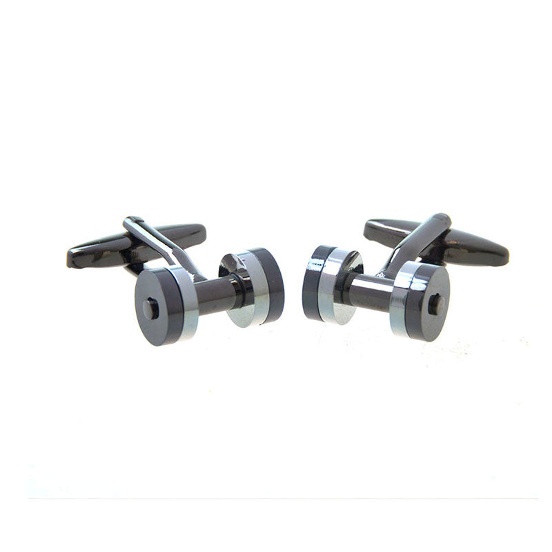 Plain Colour Metal Cufflinks