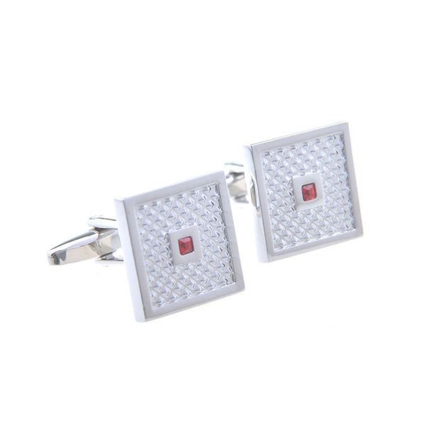 Crystal Zircon Cufflinks