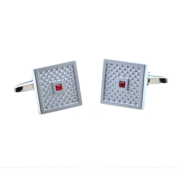 Crystal Zircon Cufflinks