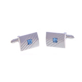 Crystal Zircon Cufflinks
