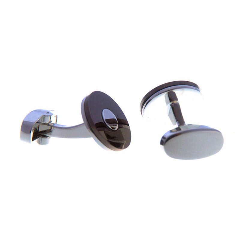 Plain Colour Metal Cufflinks