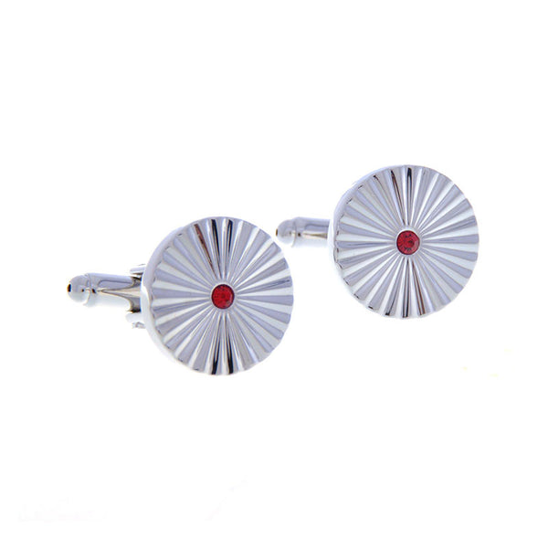Crystal Zircon Cufflinks