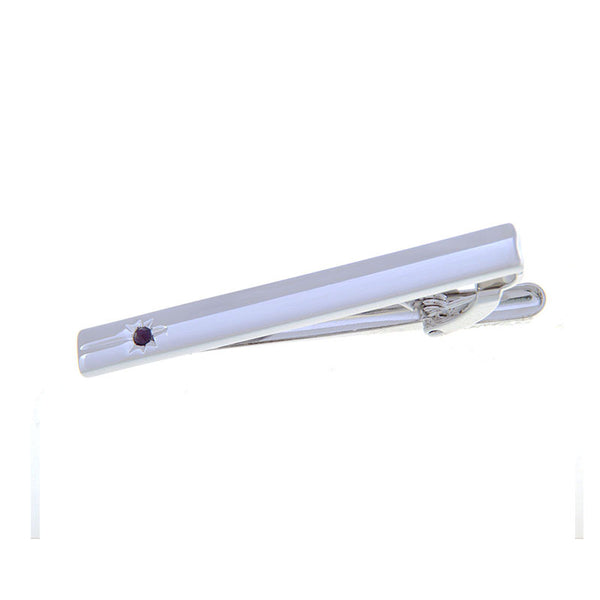 Crystal Zircon Tie Bars