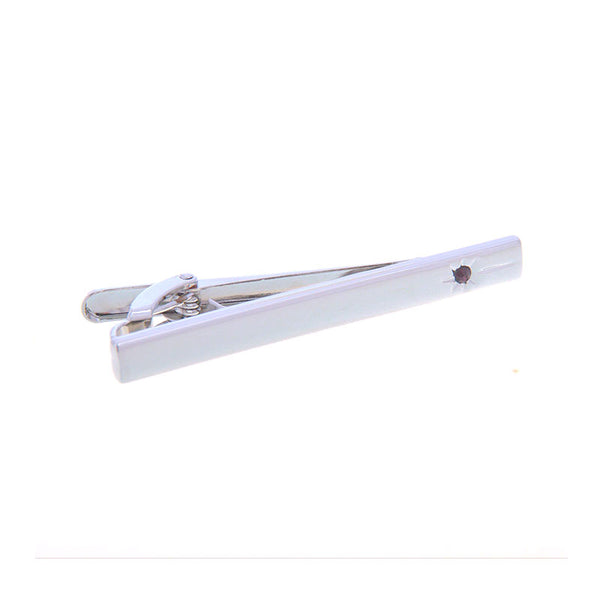 Crystal Zircon Tie Bars
