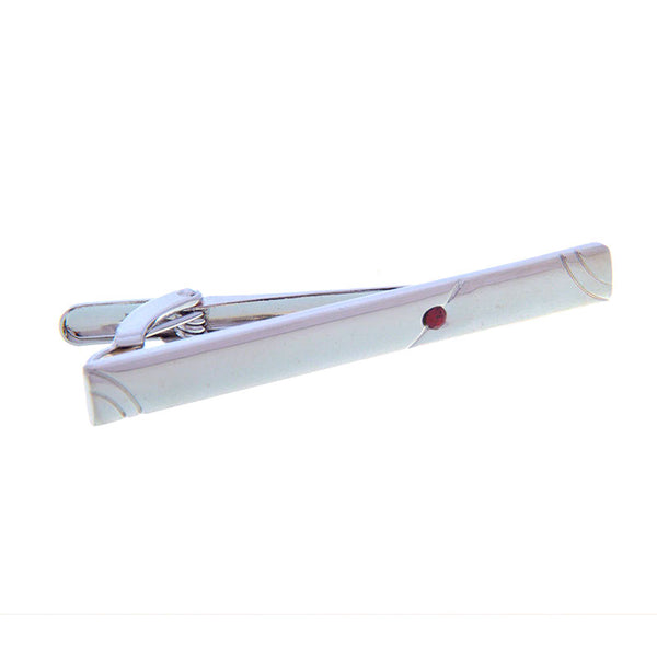 Crystal Zircon Tie Bars
