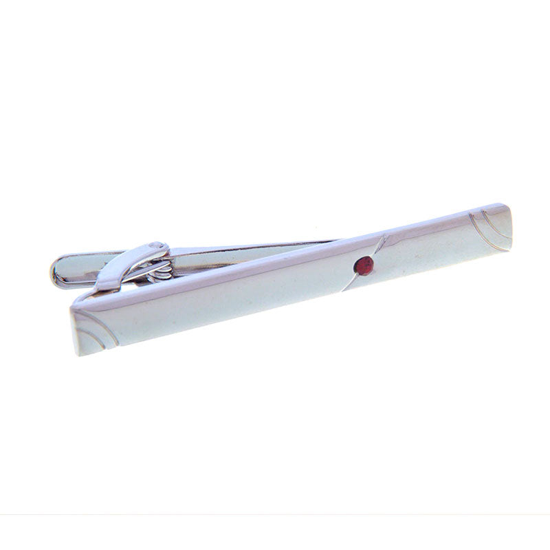 Crystal Zircon Tie Bars