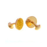 Enamel Dropping Glue Cufflinks