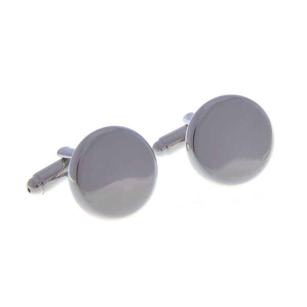 Plain Colour Metal Cufflinks