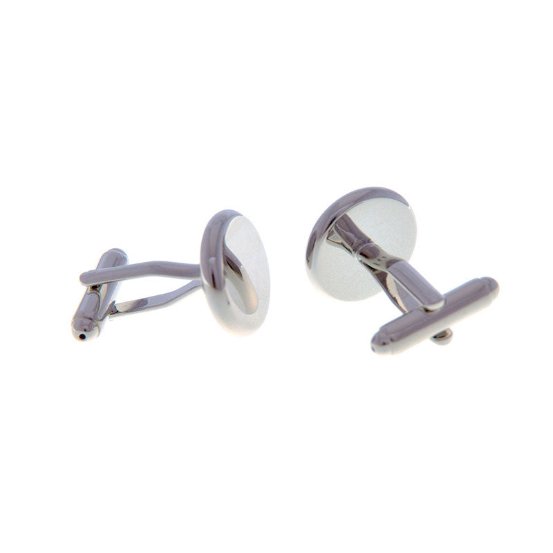 Plain Colour Metal Cufflinks