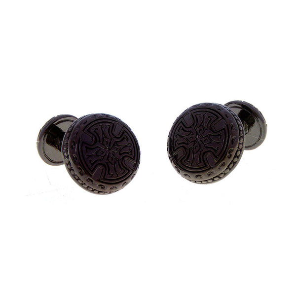 Plain Colour Metal Cufflinks