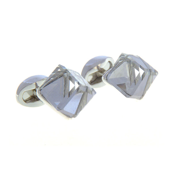 Crystal Zircon Cufflinks