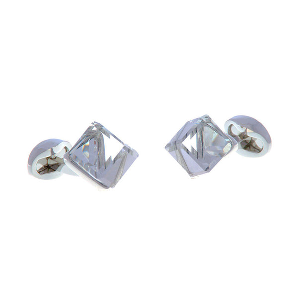 Crystal Zircon Cufflinks