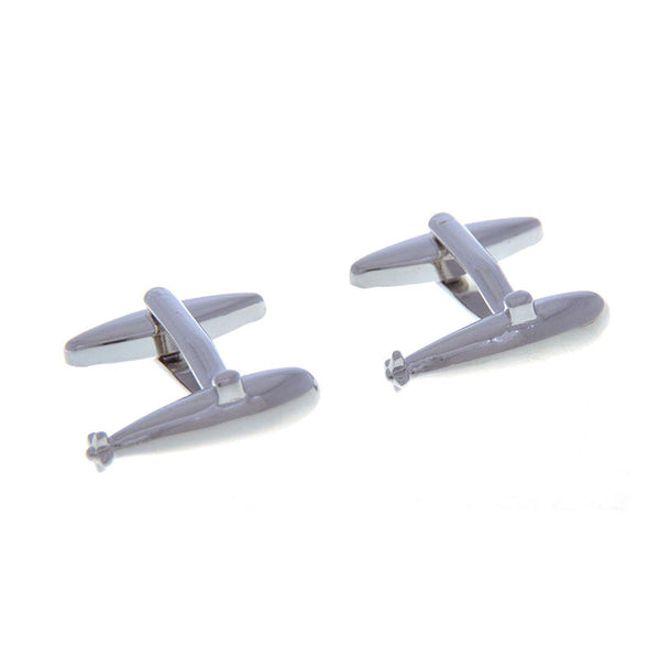 Plain Colour Metal Cufflinks