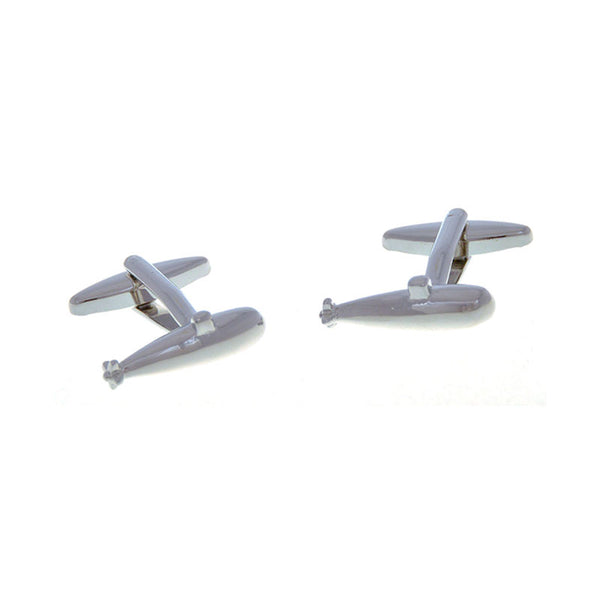 Plain Colour Metal Cufflinks