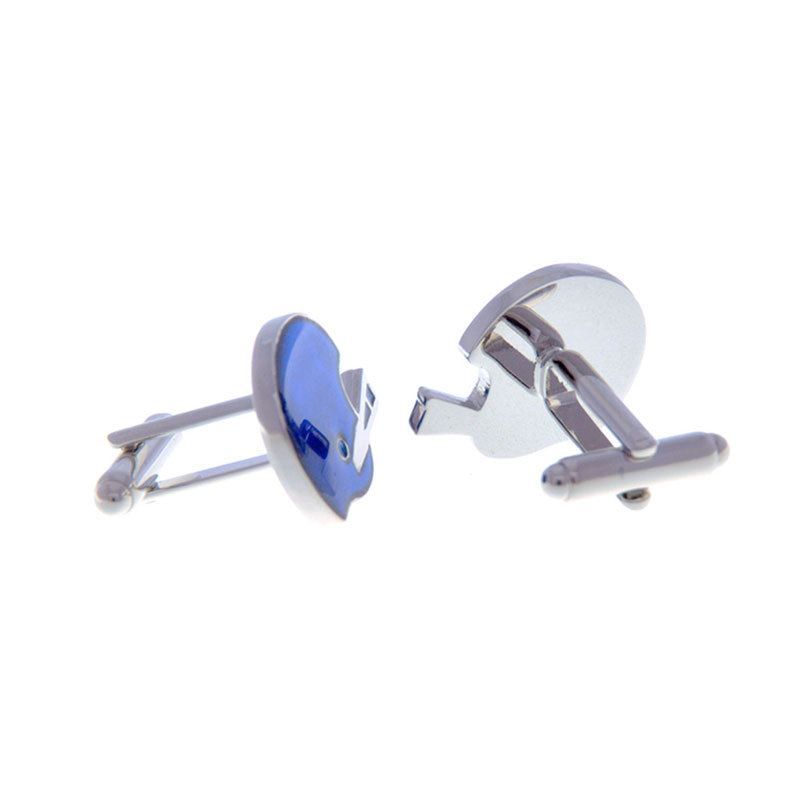 Cartoon Anime Enamel Dropping Glue Cufflinks
