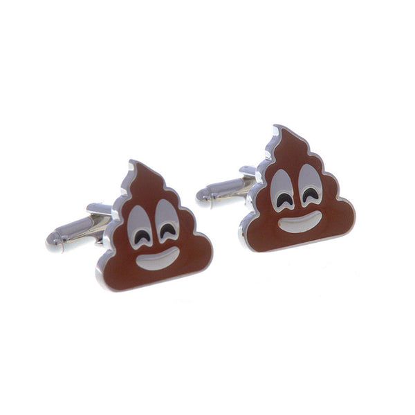 Cartoon Anime Enamel Dropping Glue Cufflinks