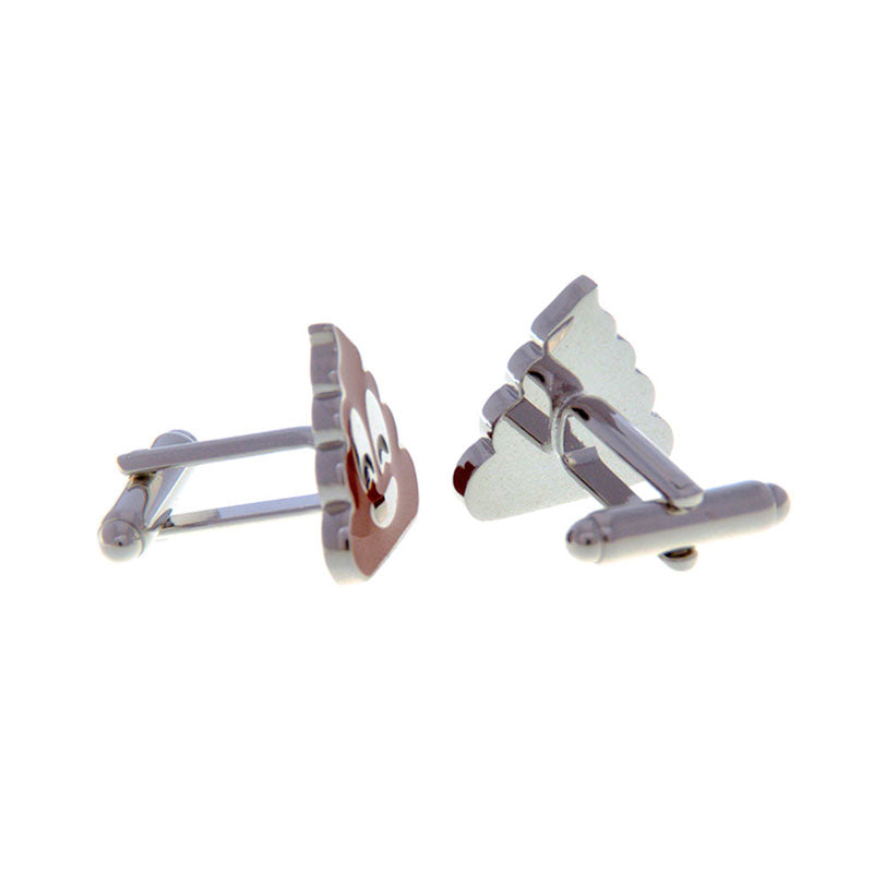 Cartoon Anime Enamel Dropping Glue Cufflinks