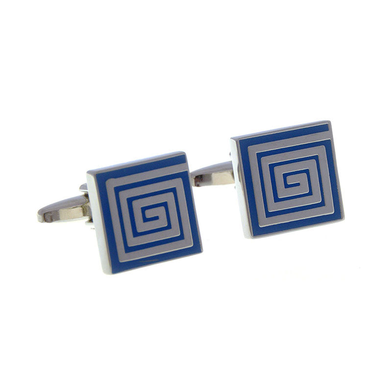 Enamel Dropping Glue Cufflinks