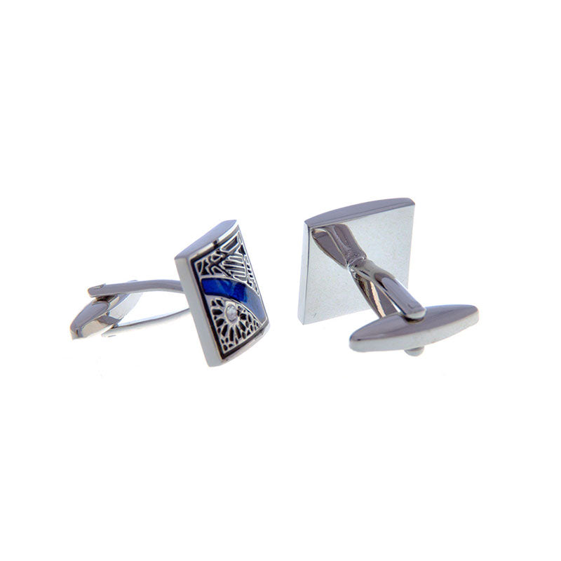 Crystal Zircon Cufflinks