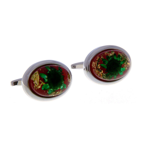 Cateye Glass Cufflinks