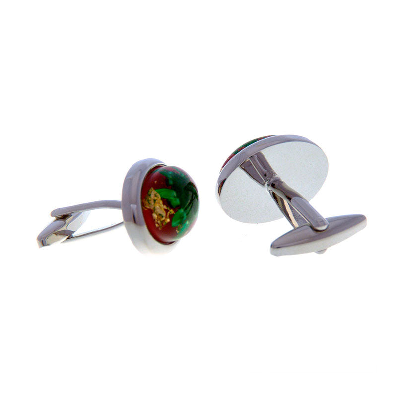 Cateye Glass Cufflinks