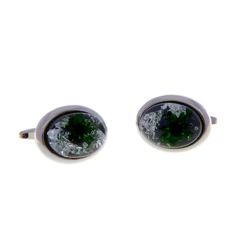 Cateye Glass Cufflinks