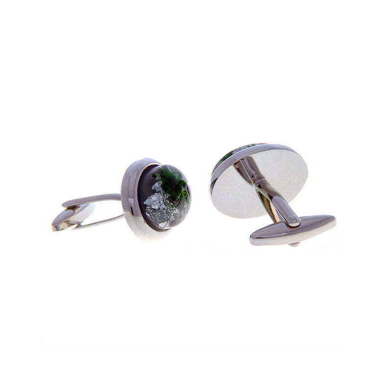Cateye Glass Cufflinks