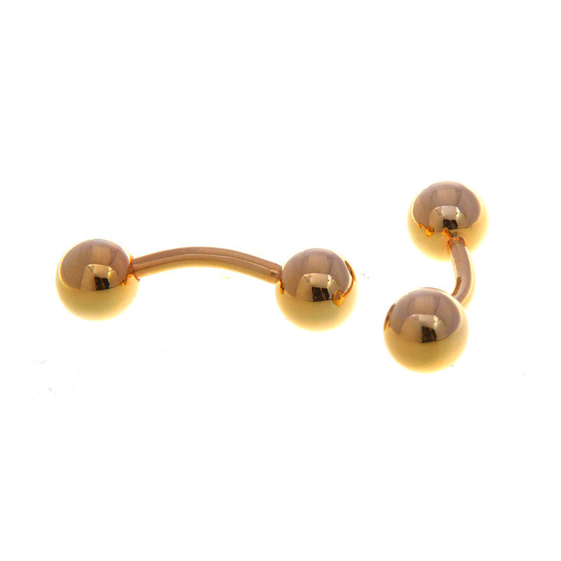 Plain Colour Metal Cufflinks