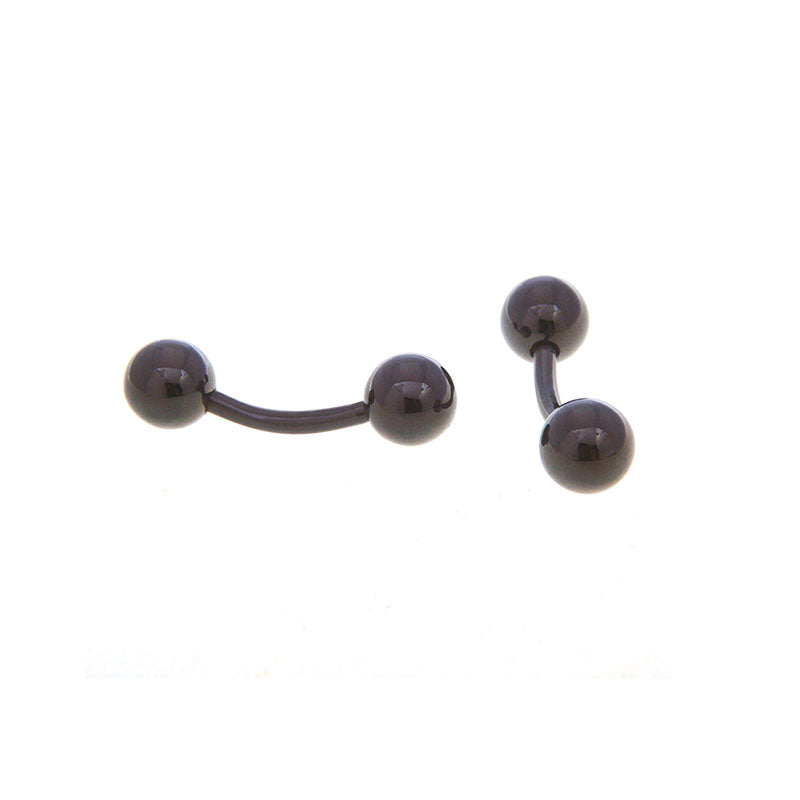 Plain Colour Metal Cufflinks