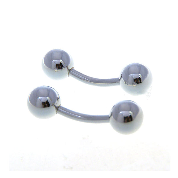 Plain Colour Metal Cufflinks