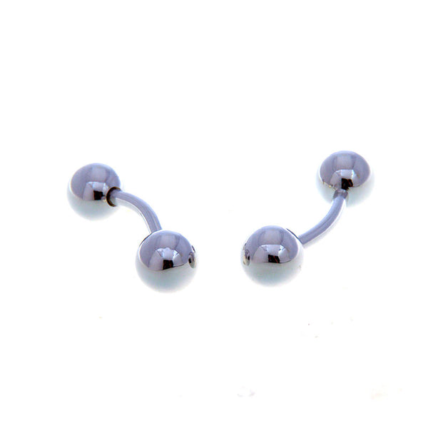 Plain Colour Metal Cufflinks