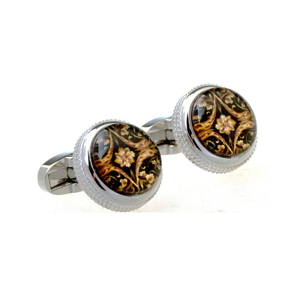 Cateye Glass Cufflinks