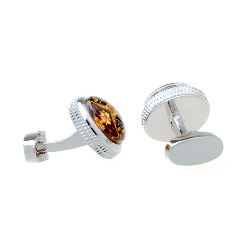 Cateye Glass Cufflinks