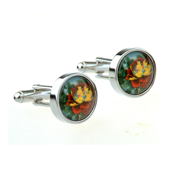 Cateye Glass Cufflinks